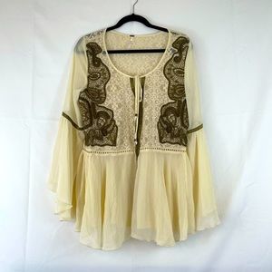 Free people Boho chic top